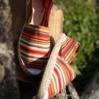 Мужские эспадрильи с разноцветным восточным принтом фото